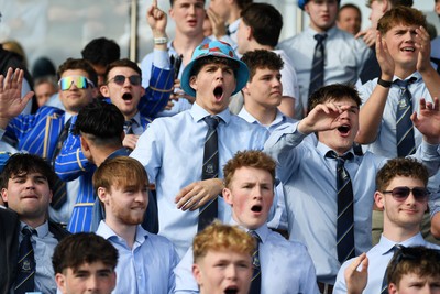 220426 - Bath v Loughborough - Men's BUCS Final - Bath fans celebrate at full time
