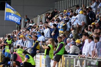 220426 - Bath v Loughborough - Men's BUCS Final - Bath fans celebrate at full time