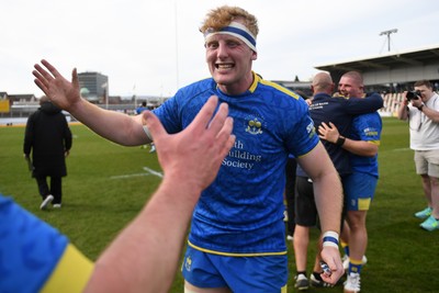 220426 - Bath v Loughborough - Men's BUCS Final - Alex Ridgway of Bath celebrates at full time