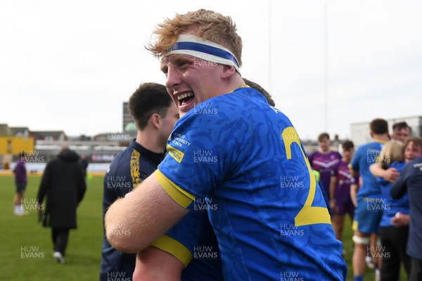 220426 - Bath v Loughborough - Men's BUCS Final - Alex Ridgway of Bath celebrates at full time