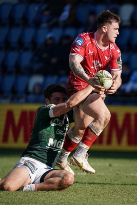 210123 - Aviron Bayonnais v Scarlets - EPCR Challenge Cup - Joe Roberts of Scarlets