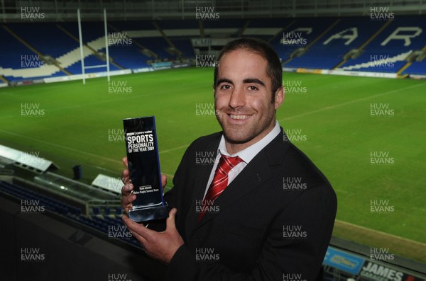 07.12.09 - BBC Wales Sports Personality of the Year 2009 - James Merriman of Wales sevens team after they win BBC Wales Sports Team of the Year 2009 