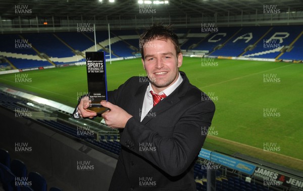 07.12.09 - BBC Wales Sports Personality of the Year 2009 - Tal Selley of Wales sevens team after they win BBC Wales Sports Team of the Year 2009 