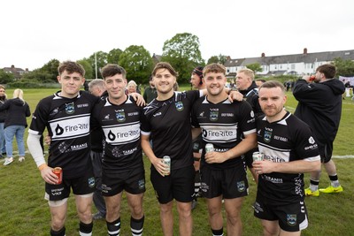 160526 - St Peter's v Bedwas - Admiral National Championship East - Bedwas celebrate winning the league