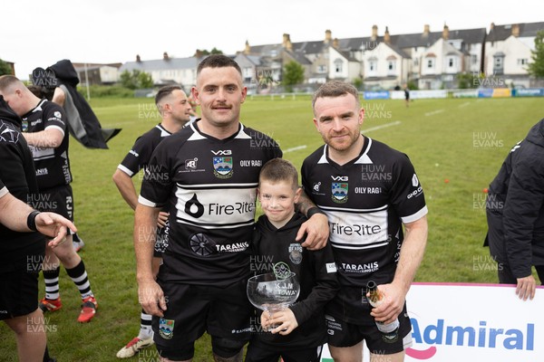 160526 - St Peter's v Bedwas - Admiral National Championship East - Bedwas celebrate winning the league