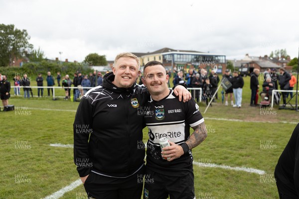 160526 - St Peter's v Bedwas - Admiral National Championship East - Bedwas celebrate winning the league