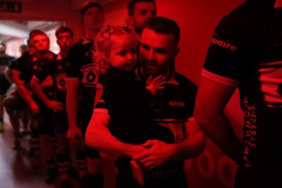 120426 - Bedwas v Bridgend Athletic - Mens Championship Cup Final - Bedwas in the tunnel