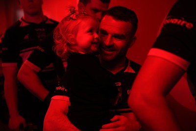 120426 - Bedwas v Bridgend Athletic - Mens Championship Cup Final - Bedwas in the tunnel