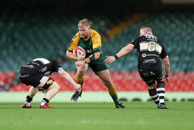 120426 - Bedwas v Bridgend Athletic - Mens Championship Cup Final - Matthew Norman of Bridgend