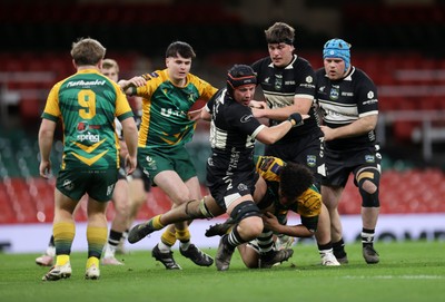 120426 - Bedwas v Bridgend Athletic - Mens Championship Cup Final - Will Fishlock of Bedwas