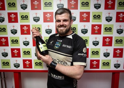 120426 - Bedwas v Bridgend Athletic - Mens Championship Cup Final - Player of the match Mike Dacey