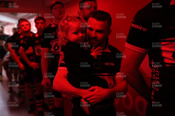 120426 - Bedwas v Bridgend Athletic - Mens Championship Cup Final - Bedwas in the tunnel