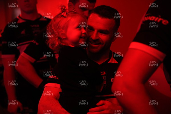 120426 - Bedwas v Bridgend Athletic - Mens Championship Cup Final - Bedwas in the tunnel