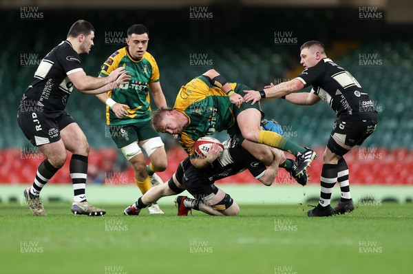 120426 - Bedwas v Bridgend Athletic - Mens Championship Cup Final - Matthew Norman of Bridgend