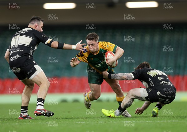 120426 - Bedwas v Bridgend Athletic - Mens Championship Cup Final - Oliver Olds of Bridgend