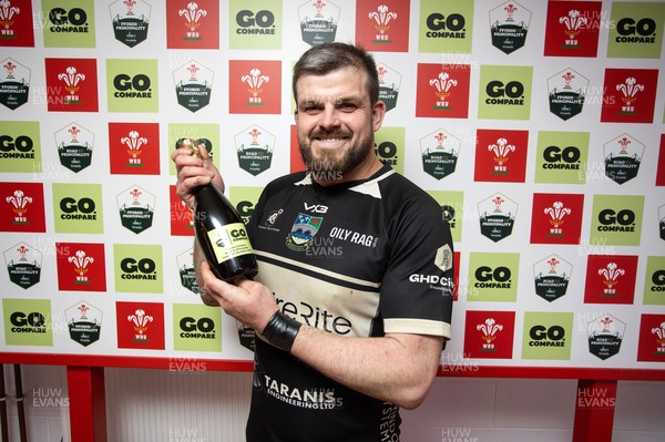 120426 - Bedwas v Bridgend Athletic - Mens Championship Cup Final - Player of the match Mike Dacey