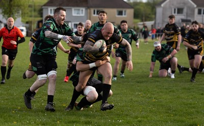 220426 Bedwellty v Deri, Admiral National League 4 East - Action from the match