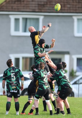 220426 Bedwellty v Deri, Admiral National League 4 East - Action from the match