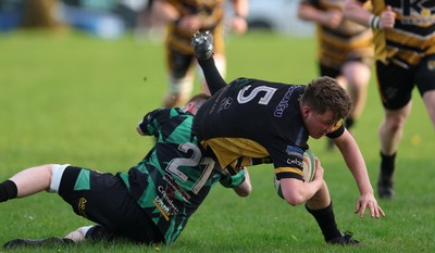 220426 Bedwellty v Deri, Admiral National League 4 East - Action from the match