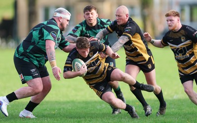 220426 Bedwellty v Deri, Admiral National League 4 East - Action from the match