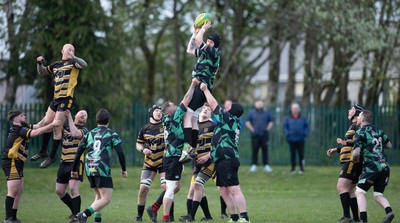 220426 Bedwellty v Deri, Admiral National League 4 East - Action from the match