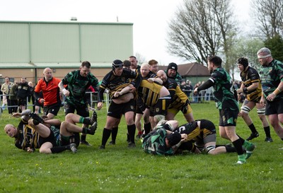 220426 Bedwellty v Deri, Admiral National League 4 East - Action from the match