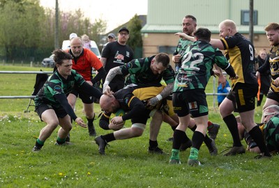220426 Bedwellty v Deri, Admiral National League 4 East - Action from the match