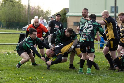 220426 Bedwellty v Deri, Admiral National League 4 East - Action from the match