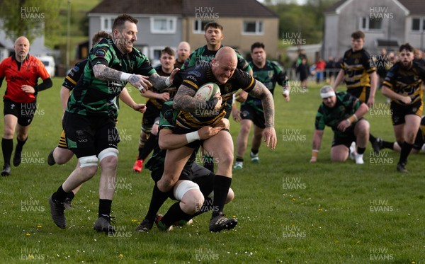 220426 Bedwellty v Deri, Admiral National League 4 East - Action from the match