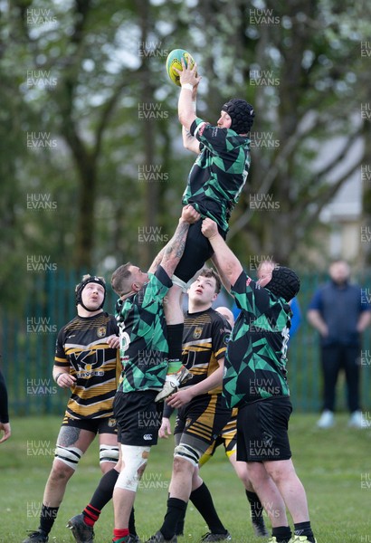 220426 Bedwellty v Deri, Admiral National League 4 East - Action from the match