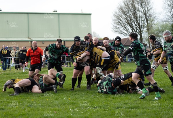 220426 Bedwellty v Deri, Admiral National League 4 East - Action from the match