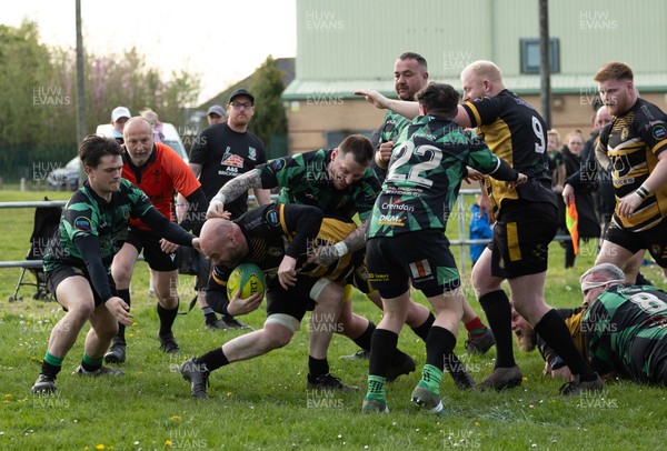 220426 Bedwellty v Deri, Admiral National League 4 East - Action from the match