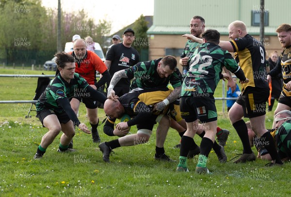 220426 Bedwellty v Deri, Admiral National League 4 East - Action from the match