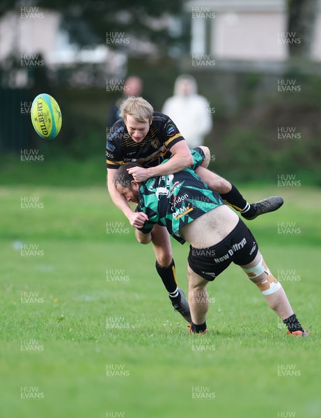 220426 Bedwellty v Deri, Admiral National League 4 East - Action from the match