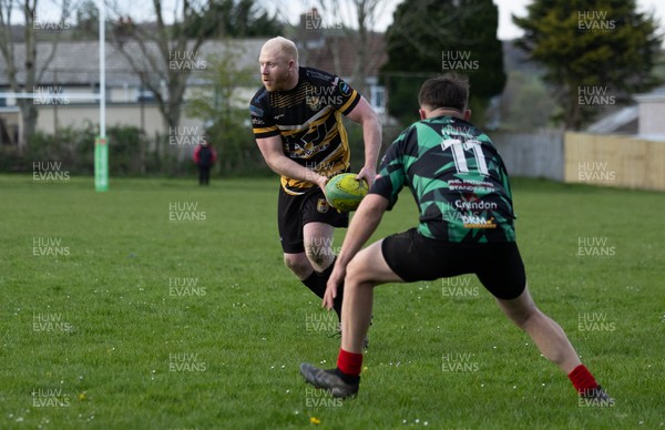 220426 Bedwellty v Deri, Admiral National League 4 East - Action from the match