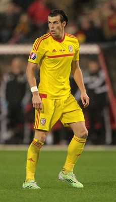 161114 - Belgium v Wales - European Championship Qualifier - Gareth Bale of Wales 