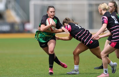 020526 - Belles v Chargers, U18s Girls Plate Final - Belles take on Chargers, green kit, during the U18s Girls Plate Final