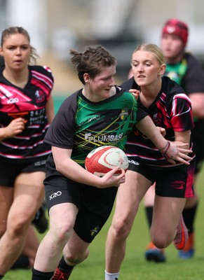 020526 - Belles v Chargers, U18s Girls Plate Final - Belles take on Chargers, green kit, during the U18s Girls Plate Final