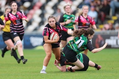 020526 - Belles v Chargers, U18s Girls Plate Final - Belles take on Chargers, green kit, during the U18s Girls Plate Final
