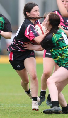 020526 - Belles v Chargers, U18s Girls Plate Final - Belles take on Chargers, green kit, during the U18s Girls Plate Final