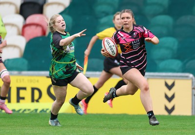 020526 - Belles v Chargers, U18s Girls Plate Final - Belles take on Chargers, green kit, during the U18s Girls Plate Final