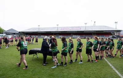 020526 - Belles v Chargers, U18s Girls Plate Final - Players receive the medals