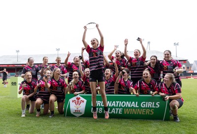 020526 - Belles v Chargers, U18s Girls Plate Final - Belles celebrate after winning the U18s Girl Plate Final