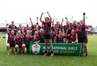 020526 - Belles v Chargers, U18s Girls Plate Final - Belles celebrate after winning the U18s Girl Plate Final