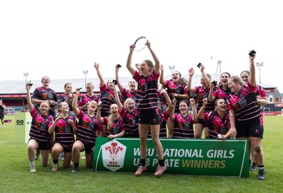 020526 - Belles v Chargers, U18s Girls Plate Final - Belles celebrate after winning the U18s Girl Plate Final