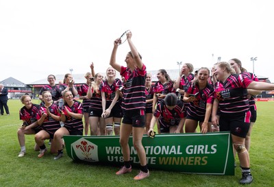 020526 - Belles v Chargers, U18s Girls Plate Final - Belles celebrate after winning the U18s Girl Plate Final