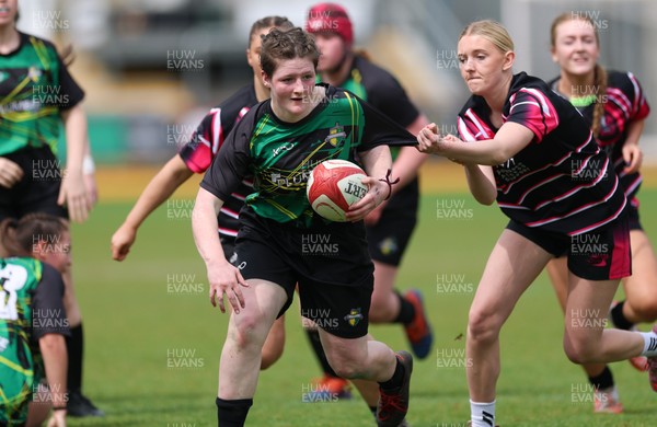 020526 - Belles v Chargers, U18s Girls Plate Final - Belles take on Chargers, green kit, during the U18s Girls Plate Final
