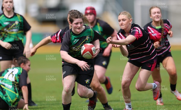 020526 - Belles v Chargers, U18s Girls Plate Final - Belles take on Chargers, green kit, during the U18s Girls Plate Final