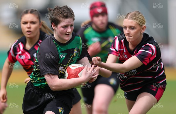 020526 - Belles v Chargers, U18s Girls Plate Final - Belles take on Chargers, green kit, during the U18s Girls Plate Final