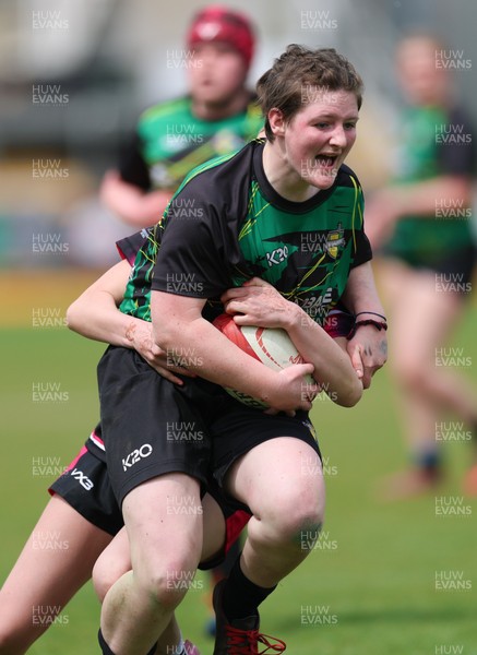 020526 - Belles v Chargers, U18s Girls Plate Final - Belles take on Chargers, green kit, during the U18s Girls Plate Final